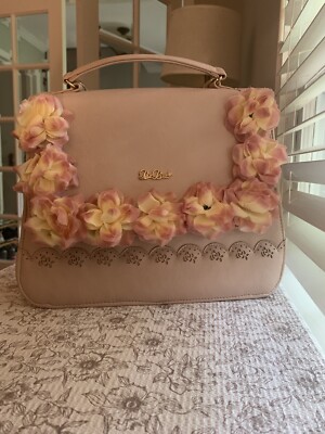LIZ LISA Japan Rose Corsage 3-Way Bag In Pink (Rare) Gently Used