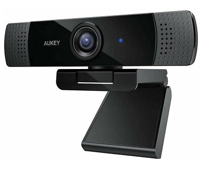Webcam Webkamera Full HD 1080p PC-LM1E USB Mikrofon Plug and Play Windows Mac