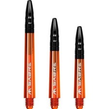 Mission Sabre Dart Shafts - Orange Base / Black Top