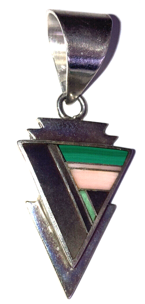 Vintage Ray Tracey Knifewing Segura Sterling Silver Arrowhead Pendant