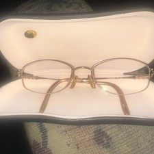 Sophia Loren M163 Gold Half Rim Oval Eyeglass Frames Women 52mm