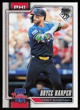 2026 Topps Series 1 Celebration Bryce Harper #250 Philadelphia Phillies