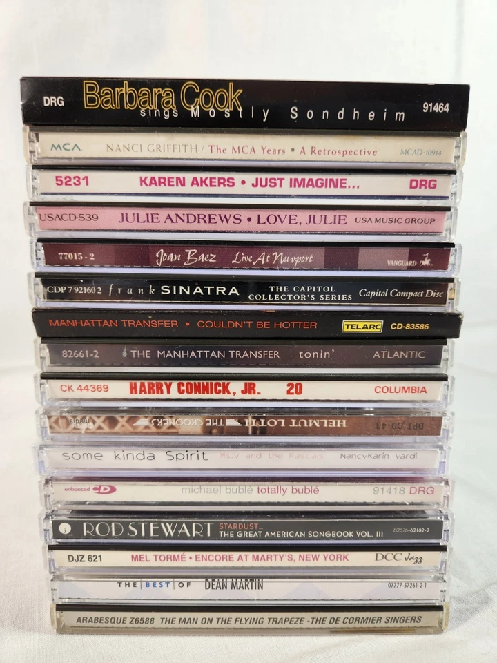 16 used 70's - 90's VOCAL CDs WHOLESALE LIQUIDATION MUSIC LOT Discs EUC FREEShp - Image 2 of 4