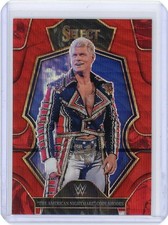 2023 PANINI SELECT WWE WRESTLING PREMIER LEVEL RED WAVE CODY RHODES #129