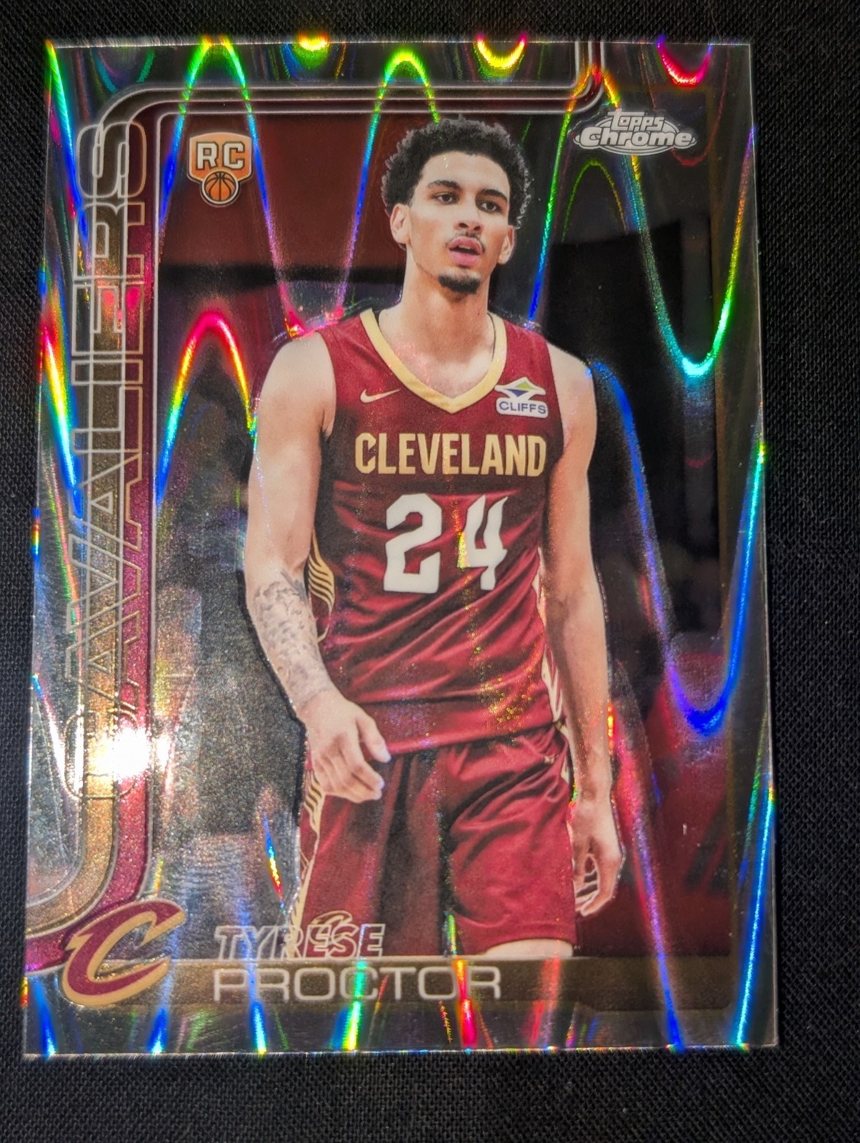 2025-2026 Topps Chrome - Tyrese Proctor #300 RayWave Refractor RC Cavaliers