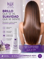 K L Glow Me Silk Lotion Hair Silicone Anti-Frizz Heat Protection 2.02 oz