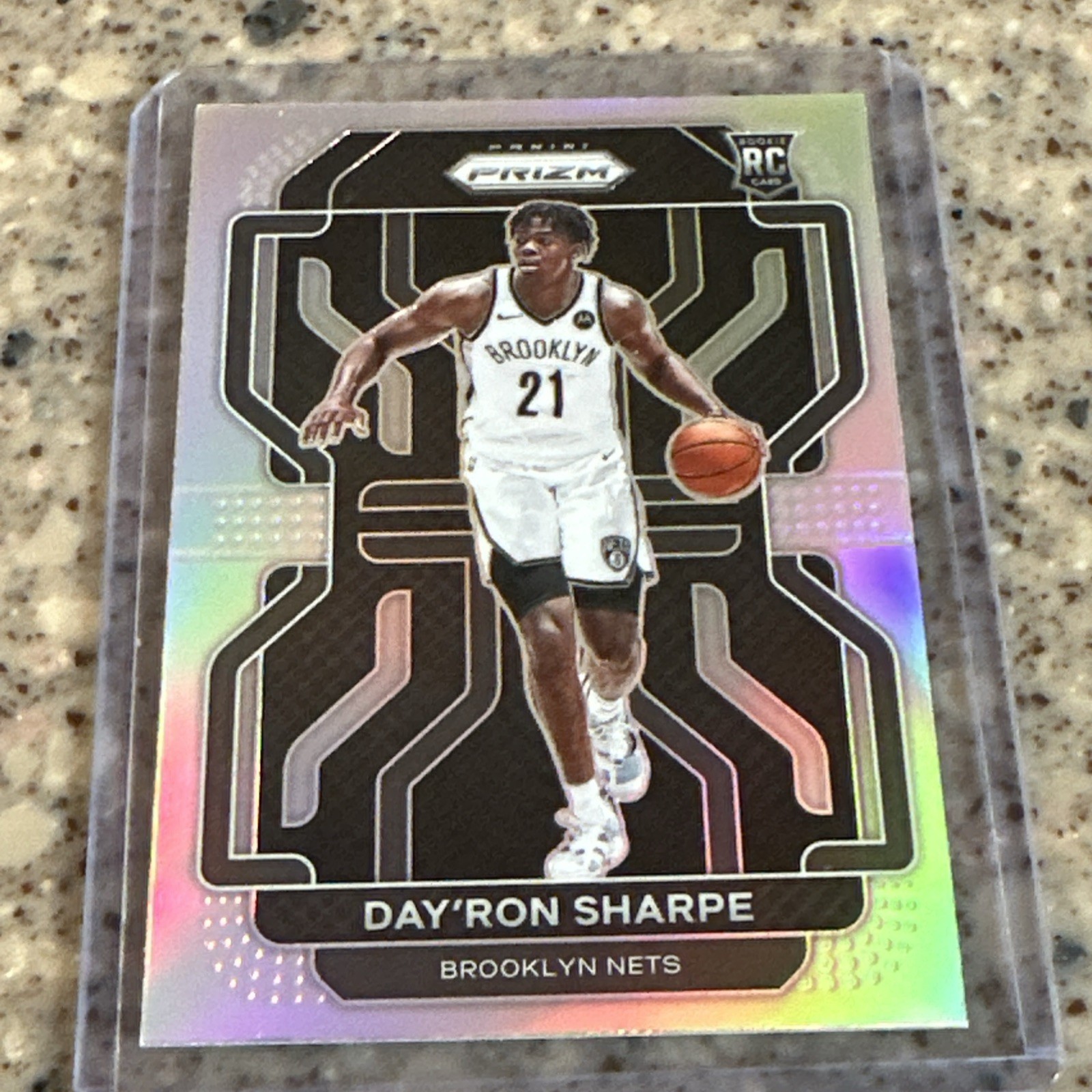 Day’Ron Sharpe 2021-22 Prizm #281 Silver Prizm RC Brooklyn Nets-NBA BASKETBALL