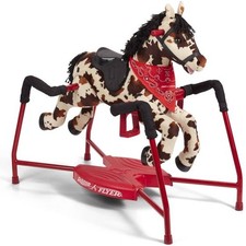 Classic SPRING ROCKING HORSE Freckles Interactive Plush Ride-On Toy with Sounds