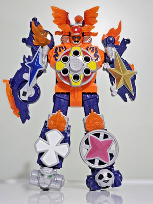 Power Rangers Ninja Steel Blaze Megazord Gekiatsu Shuriken Dai-Oh