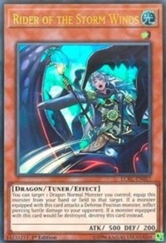 Rider of the Storm Winds LCKC-EN017 Ultra Rare 1st Edition Near Mint Yugioh Card