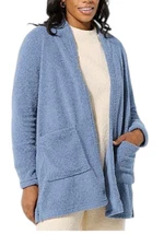 Comfort Code Women's Average Marshmallow Knit Cardigan Stone Blue