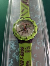 3 x Reloj Retro Aiwa Vintage Verde 1 en Caja Sin Probar NSX 10 Millones Aniversario Cajero Automático