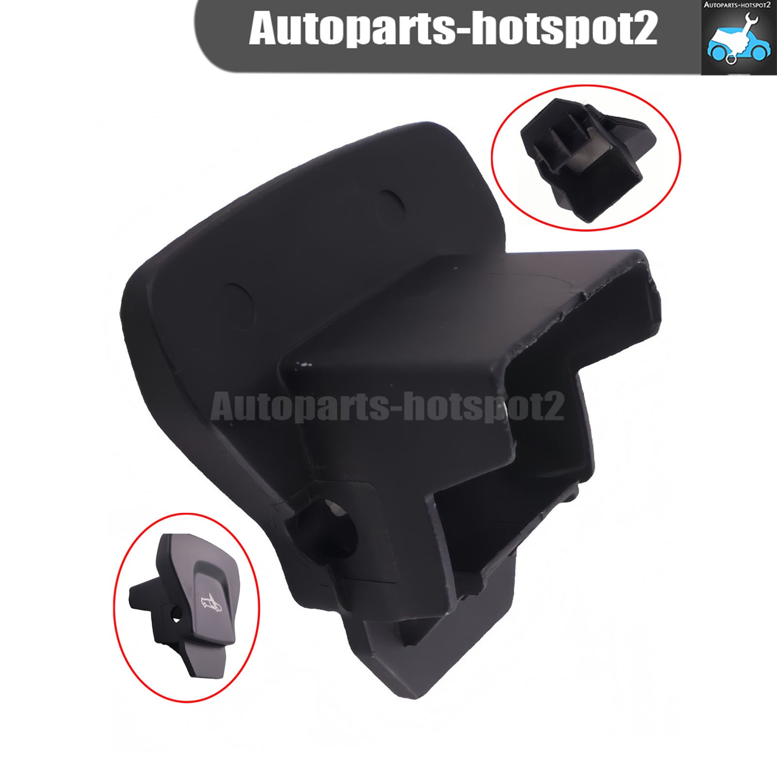 Black Right Side Door Control Switch Button fits McLaren 570S 600LT 13M0434CP