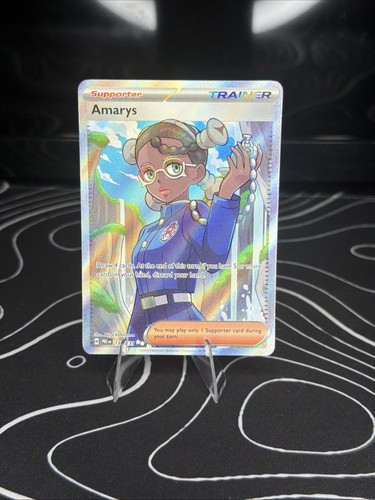 Amarys 132/131 Holo Ultra Rare Prismatic Evolutions Pokemon NM
