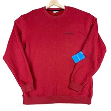 Columbia Hart Mountain II Fleece Sweatshirt Mens Large Red Pullover AM6769-664