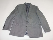Lauren Ralph Lauren Men's 2 Button Sport Coat 46 Regular Gray Blazer Jacket 46R