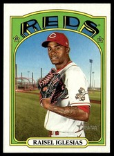 2021 Topps Heritage Raisel Iglesias Cincinnati Reds #3