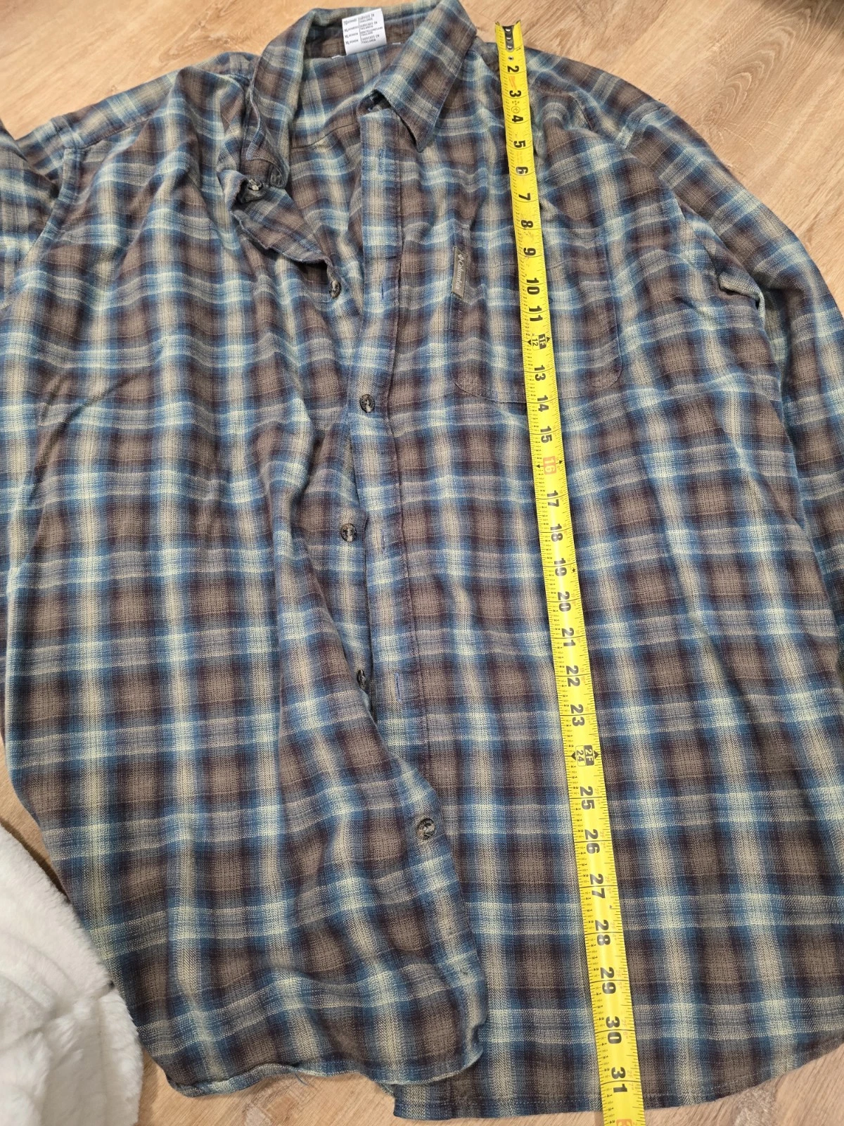 Columbia Men's XL Plaid Long Sleeve Flannel Shirt - Blue/Brown Outdoor Casual
Opens in a new window