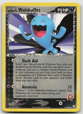 Pokemon Card Rocket's Wobbuffet Uncommon Team Rocket Returns 47/109 on eBay