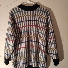 Vintage 80s Style Knit Sweater