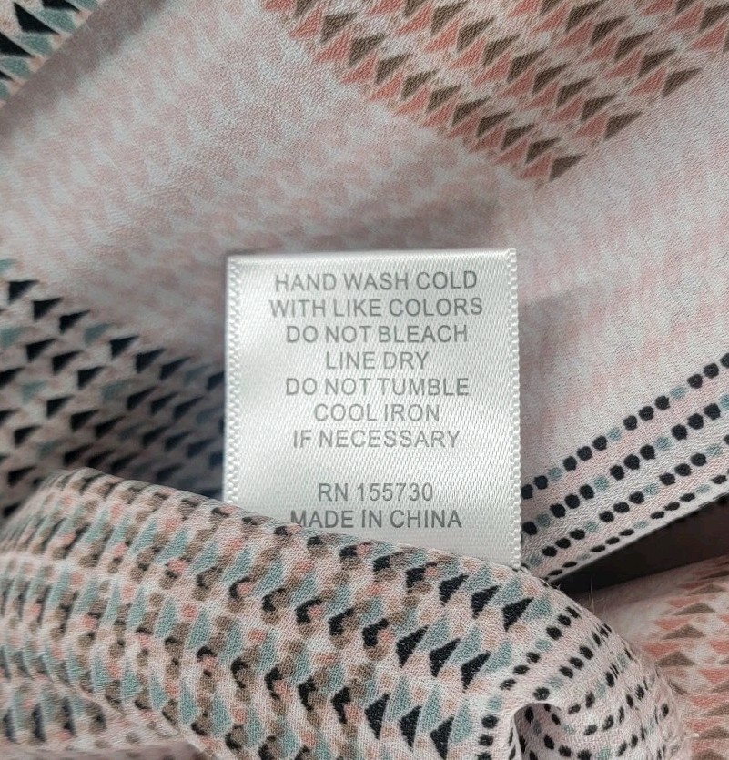 Rose + Olive Womens Top Patchwork Button Up Size … - image 5