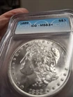 1889 ICG MS63+ Morgan Silver Dollar