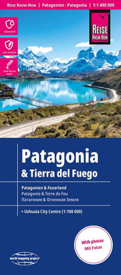 Reise Know-How Landkarte Patagonien, Feuerland / Patagonia, Tierra del Fuego...