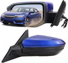 Left Driver Side Door Mirror for 2016-2021 HONDA CIVIC LX SE Sport with Power Mi