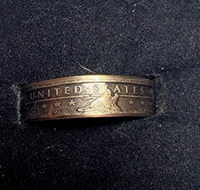 2013 sacagawea dollar wolf ring handmade choo...