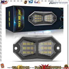 Yellow 210  LED Rock Light  24 SMD IP67 Waterproof 6000K w/4m Cable For Trucks