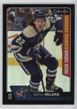 2016 O-Pee-Chee Marquee Rookies Black Rainbow Foil 61/100 Sonny Milano #568 z7j