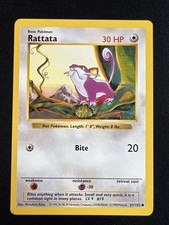 Rattata [Shadowless] #61 Prices | Pokemon Base Set | Pokemon Cards