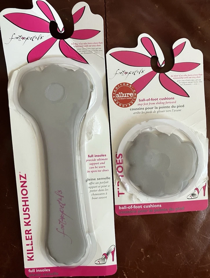 Mix LOT Foot Petals strappy strips heavenly heelz killer kushionz ball foot READ - Изображение 4 из 4
