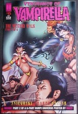 VENGEANCE OF VAMPIRELLA #15! THE MYSTERY WALK PT. 2! VF 1995 HARRIS