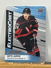 2023-24 Upper Deck Engrained Electrocast Seth Jarvis #EC-21 Metal - Hurricanes