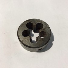 1x  Gewindeschneideisen, M18 x 2,5 mm, gebraucht mit Rostflecken (116)