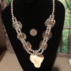 Native Jeweler Coin Silver (.900) & Genuine AMETHYST Squash Blossom Necklace. — photo 6