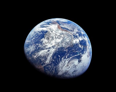 NASA WESTERN HEMISPHERE APOLLO 8 MISSION PHOTOGRAPH PHOTO PRINT