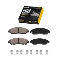 FIT 2009-2013 Acura MDX RLX ZDX Honda Pilot Front Ceramic Brake Pads w/ Hardware