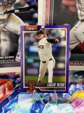 2026 Topps Series 1 - Logan Webb Purple Foil /250￼