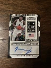 2020-21 Panini Contenders Draft Picks /75 Sticker Autographs Tyrique Jones #118