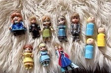 Disney Frozen Mini Dolls Figurines Princess Characters Elsa Anna Kristoff People