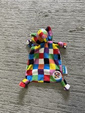 Image of Elmer The Elephant Baby Comfort Blanket/comforter