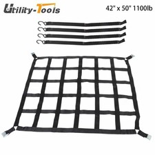 42" 50" Heavy Duty Truck Bed Rugged Cargo Net With Cam Buckles S-Hooks