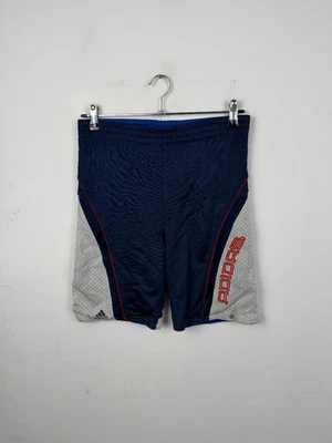 Short Homme Adidas Réversible Marine & Rouge Taille M Très Bon État GS260 - Photo 1/4