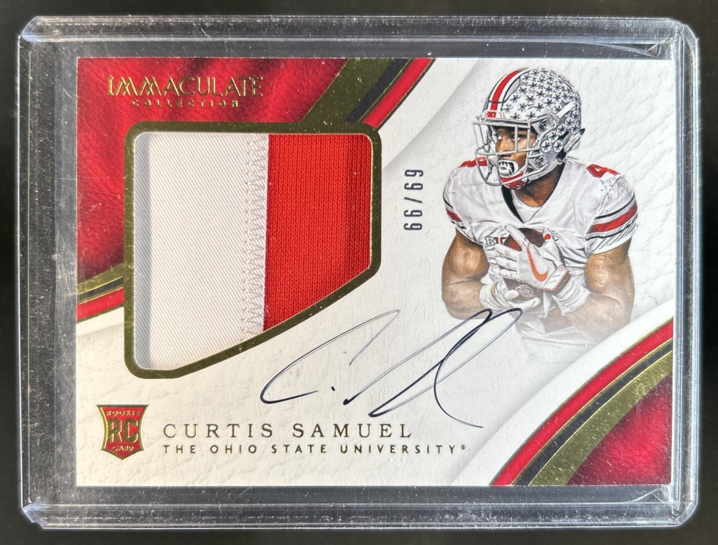 OJ Howard Panini Immaculate Collegiate #146 Patch Autograph