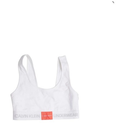 Calvin Klein Underwear, Sport-BH, Größe: M, Weiß, Baumwolle/Elasthan #GpS