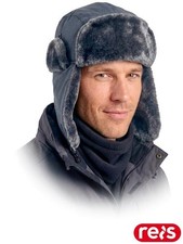 REIS CZOEXTREME Winterm&uuml;tze Ushanka mit Ohrenklappen Grau One Size Warm