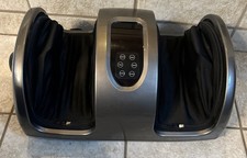 Shiatsu Foot Massager Heated for Pain Relief, Plantar Fasciitis - Gray No Remote