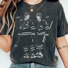 Macklin Celebrini Will Smith San Jose Hockey Vintage TShirt